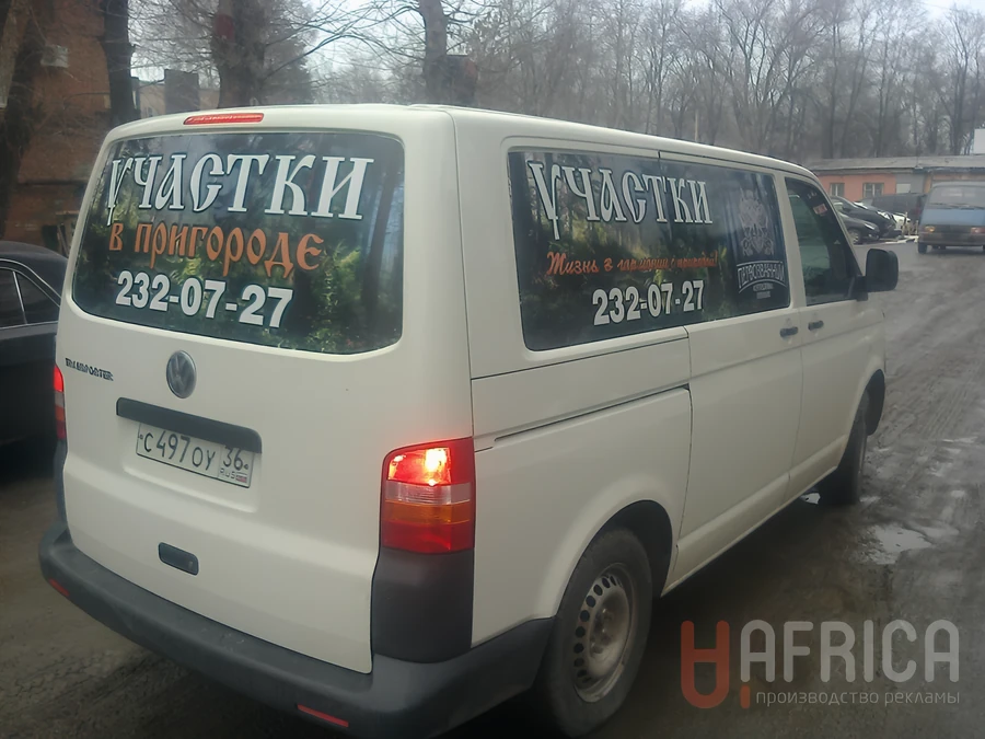 Брендирование микроавтобуса