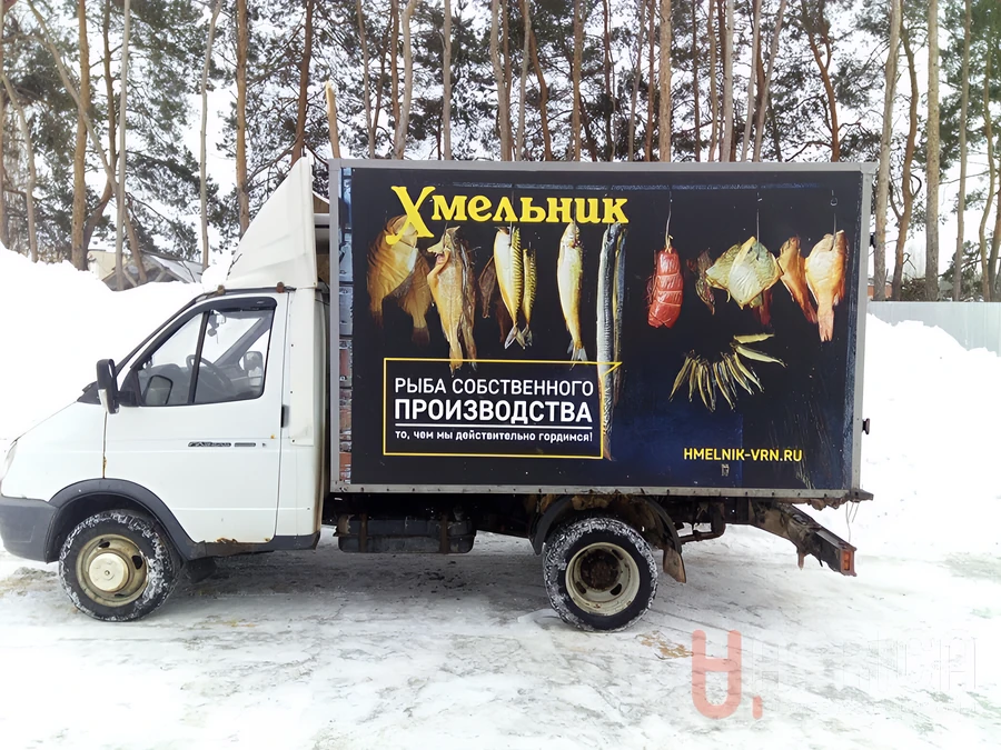 Брендирование грузовика «Хмельник»